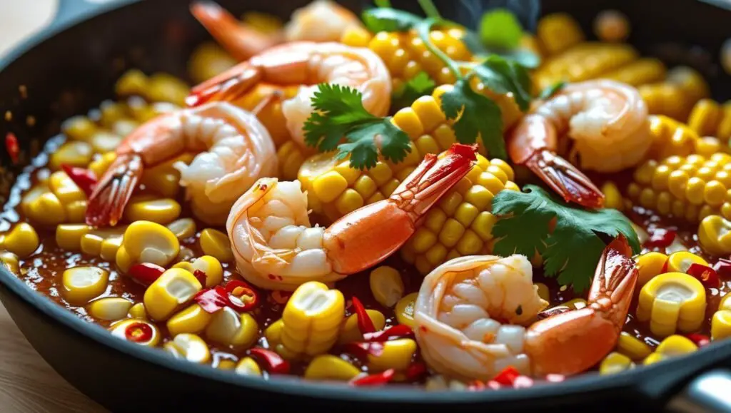 Summer Zesty Shrimp Street Corn Skillet Bursting with Flavor
